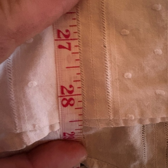 GAP Optic White Tab Henley Long sleeved Blouse Women’s XL - Picture 12 of 14